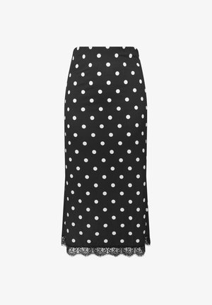 Yours Clothing, PLUS SIZE MAXI SKIRTS - A-lijn rok - black