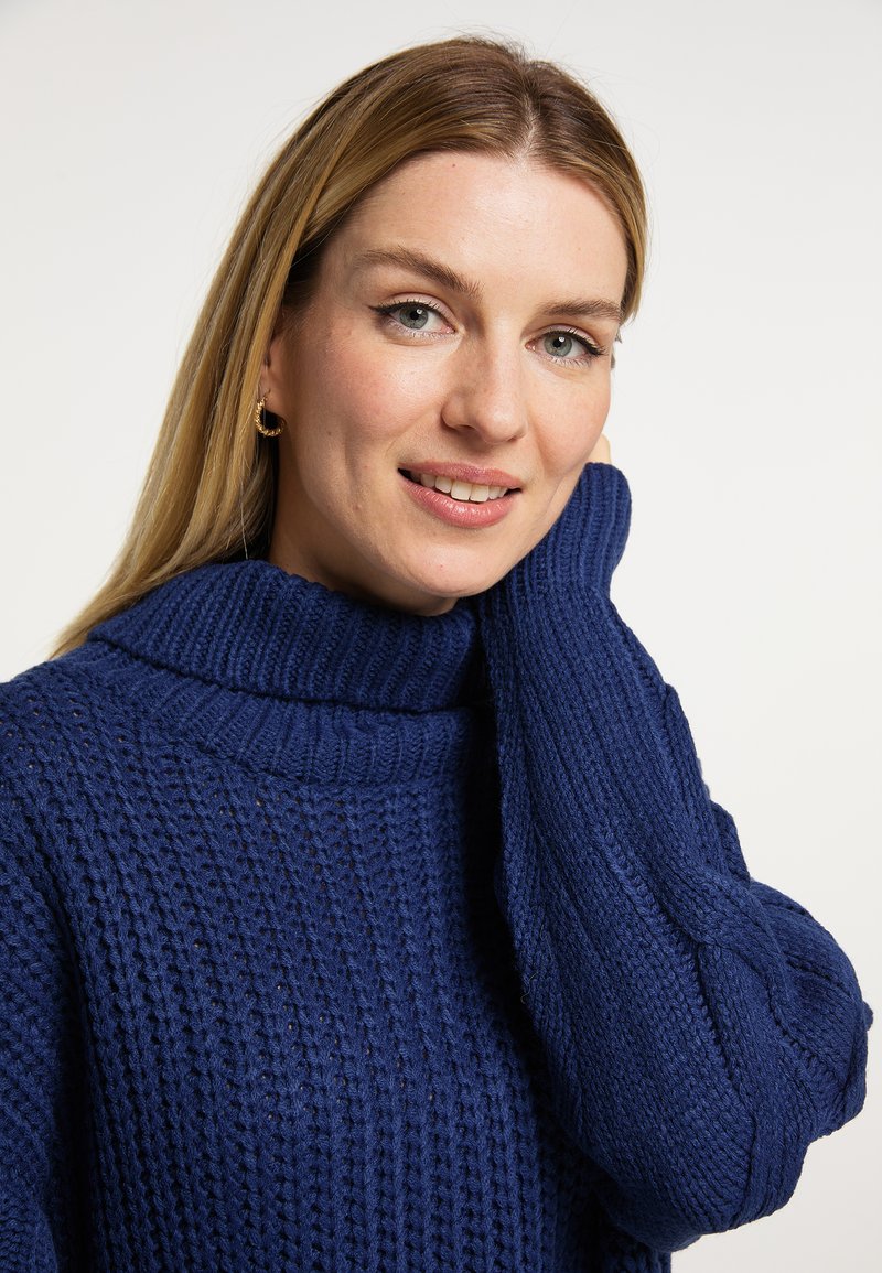 Damen Strickjacken | usha USHA SIVENE Strickpullover nachtblau/dunkelblau - BE10869 Damen Strickjacken | usha USHA SIVENE Strickpullover nachtblau/dunkelblau - BE10869