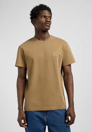 SHORT SLEEVE ESSENTIAL - T-shirt basic - dark khaki