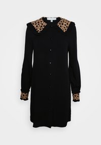 Never Fully Dressed Tall COLLAR DRESS - Vestido camiseiro - black