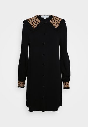 COLLAR DRESS - Vestido camiseiro - black