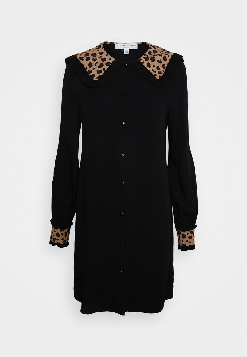 Never Fully Dressed Tall COLLAR DRESS - Vestido camiseiro - black
