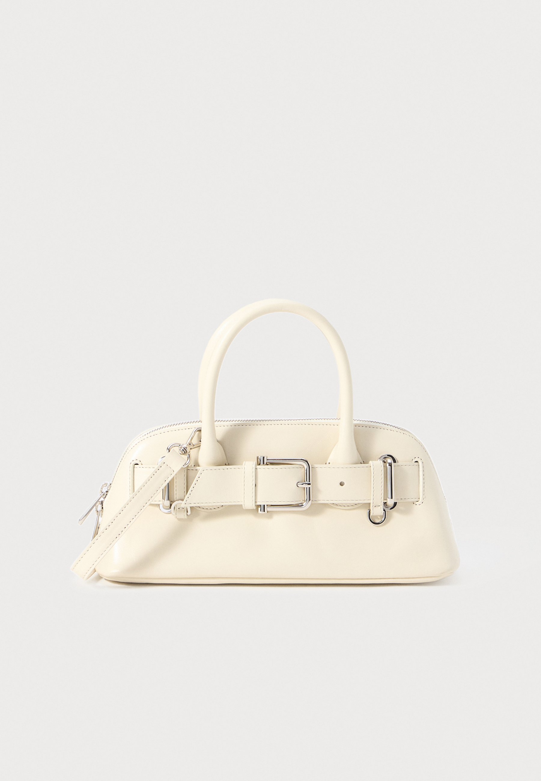 Osoi ZIP BROCLE MINI - Handbag - stone cream/white - Zalando