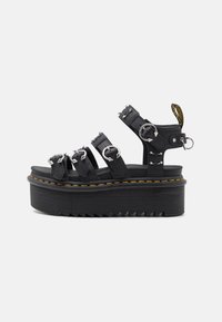 Dr. Martens - BLAIRE QUAD - Platvormsandaalid - black athena Väikepilt 1