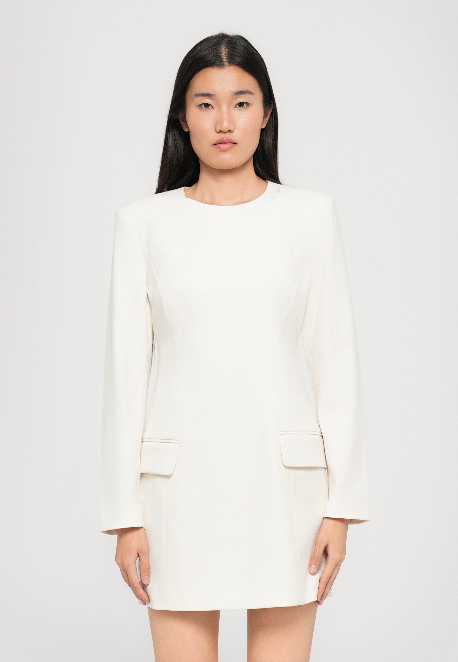 Armani Exchange DRESS - Cocktail dress / Party dress - off-white -  Zalando.ie