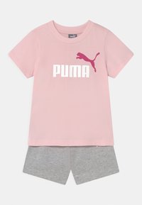 Puma - MINICATS TEE UNISEX SET - Sporta šorti - grau/rosa Miniatūras attēls 1