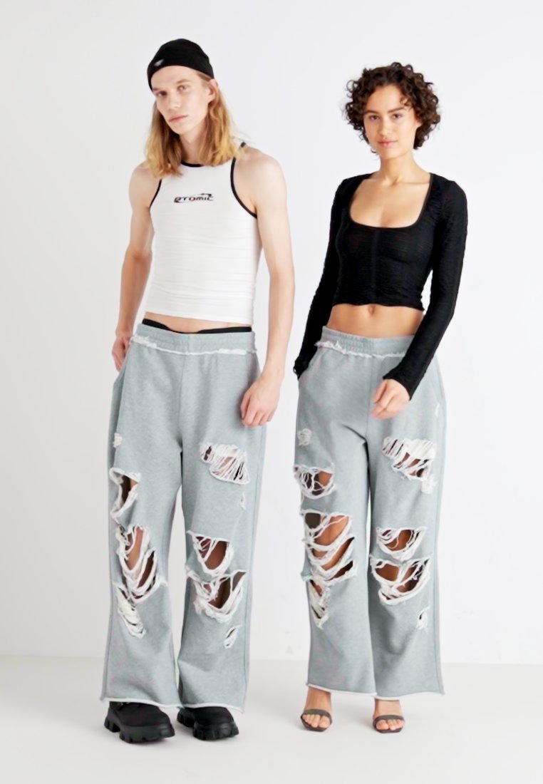 【JADED LONDON】 Distressed Loopback MonsterJoggers 関送込 Distressed Monster Joggers In Loopback | Jaded London