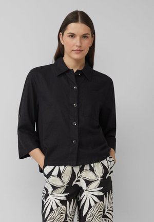 s.Oliver Button-down blouse - schwarz