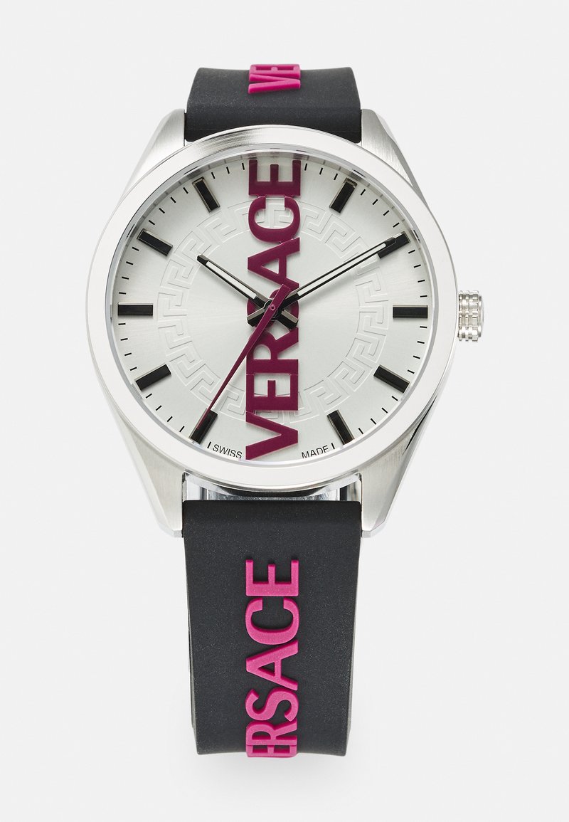 Versace Watches VERTICAL Watch black & burgundy/black Zalando.co.uk