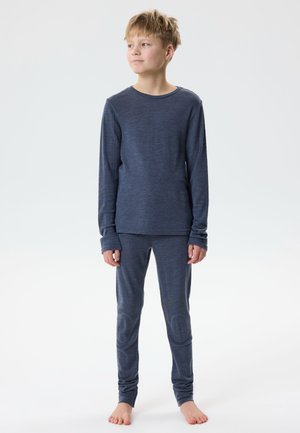 TWO SOON LONG SLEEVED MERINO WOOL TOP - Langærmet T-shirt - ombre blue
