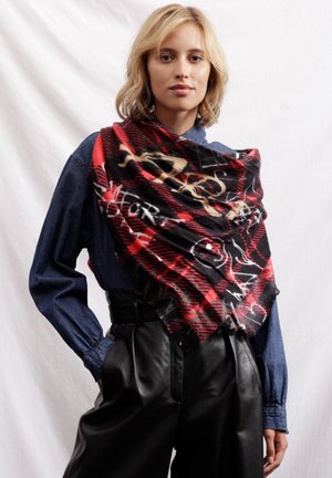 MIT TRENDIGEM GRAFFITI-PRINT - Foulard - rot