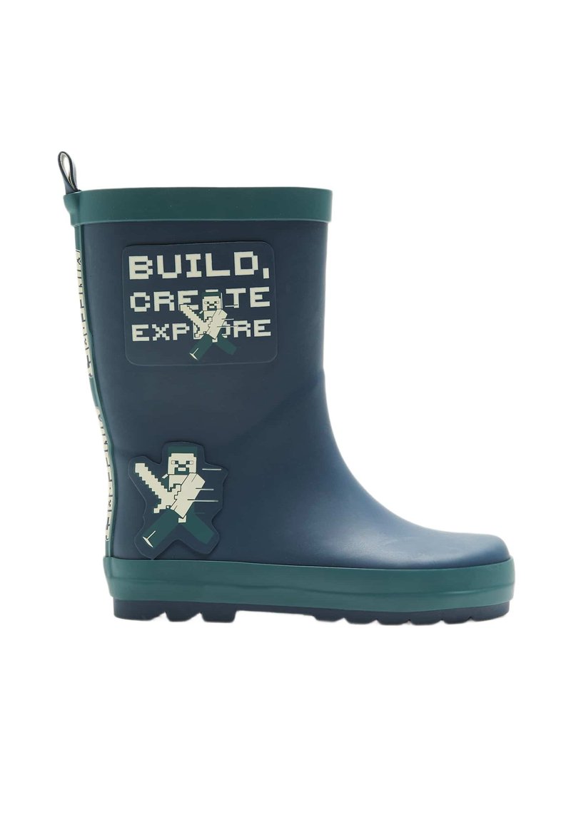 Marks & Spencer KIDS MINECRAFT WELLIES.UNISEX - Wellies - blue mix ...