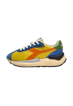 HERITAGE CASUAL CON DETTAGLI IN RISALTO  - Sneakers basse - yellow and orange