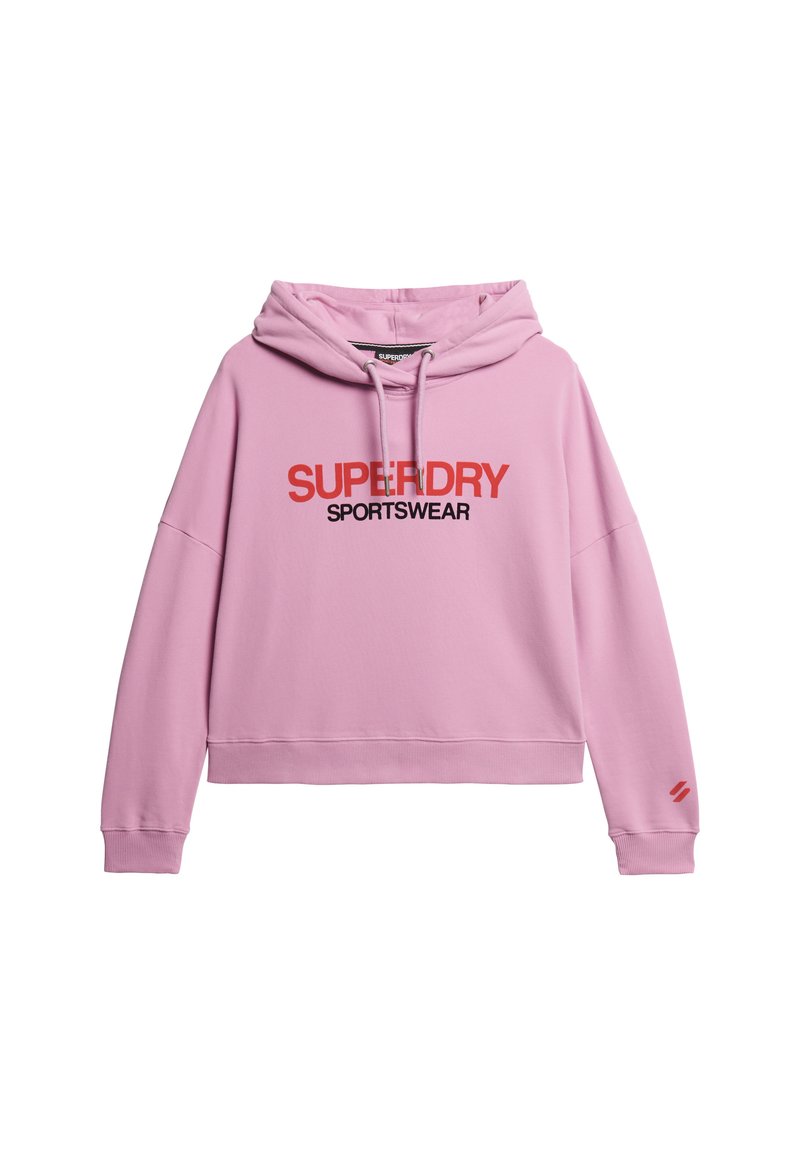 Superdry & Co Hoodie donkerroze