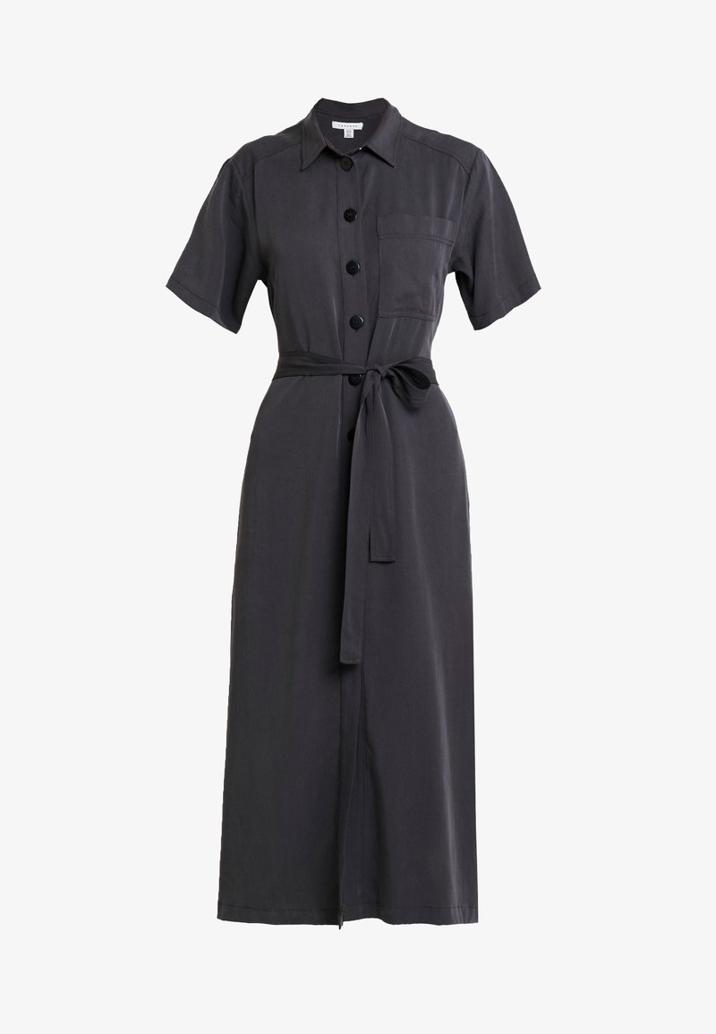 Topshop Shirt dress - black - (Pre-owned) - Zalando.ie Topshop Shirt dress - black - (Pre-owned) - Zalando.ie