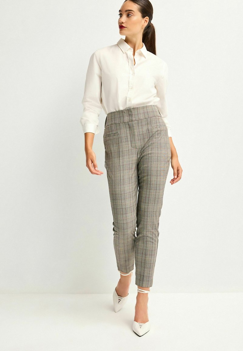 Next Broek - brown check