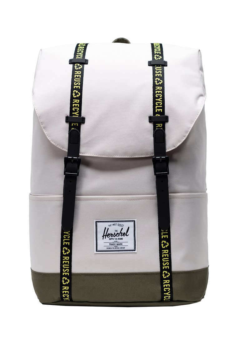 Herschel ECO RETREAT Tagesrucksack moonbeam ivy green/beige