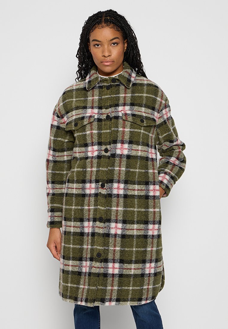 AllSaints Halflange jas groen AllSaints Halflange jas groen