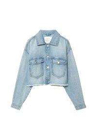 Stradivarius Chaqueta vaquera - light blue