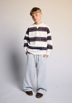 Vertbaudet, VERTBAUDET PACK OF 2 WIDE-LEG TROUSERS FOR BOYS - Tracksuit bottoms - grey