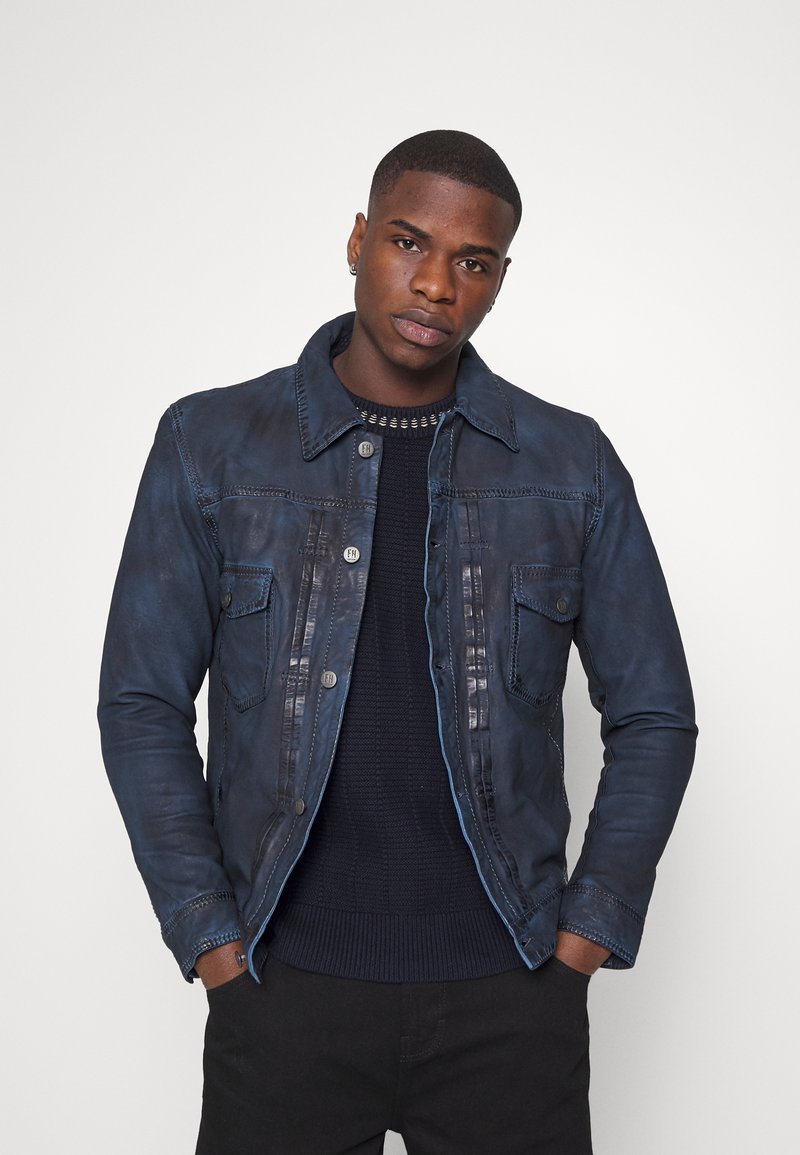 Freaky Nation Casaco de couro - atlantic blue