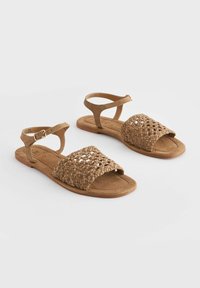 Next FOREVER COMFORT WEAVE - REGULAR FIT - Riemensandalette - tan brown