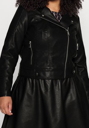 Giacca in similpelle - black