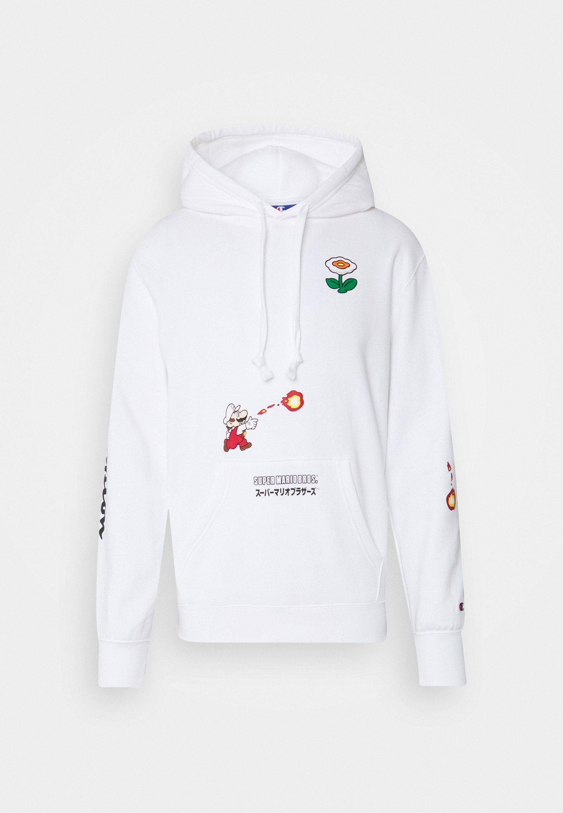 nintendo white hoodie