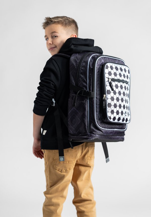 3 PACK SET ERGONOMISCHE – Schulranzen Set – schwarz