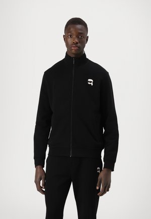 KARL LAGERFELD Zip-up sweatshirt - black