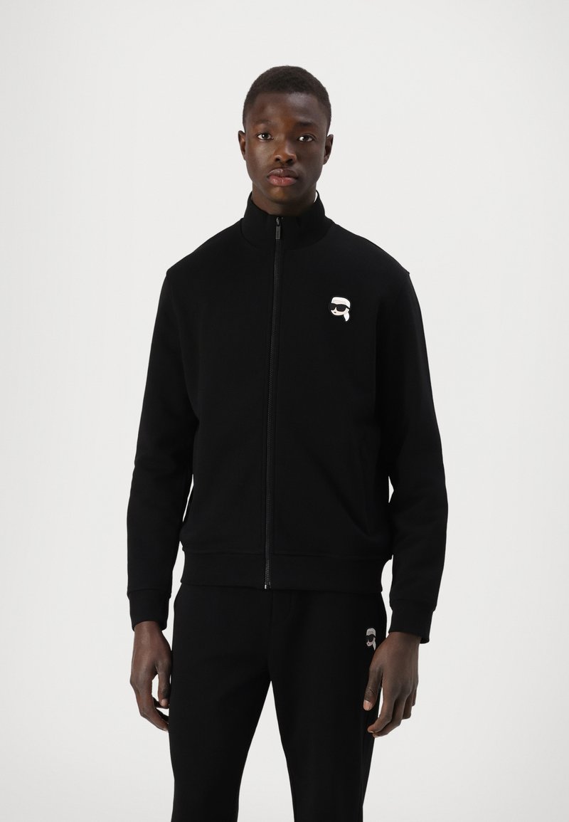 KARL LAGERFELD - Zip-up sweatshirt - black, Enlarge