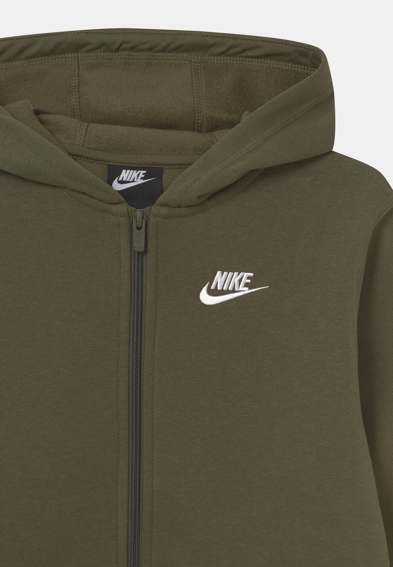 khaki nike zip up