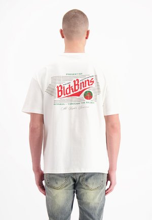 T-shirt print - white