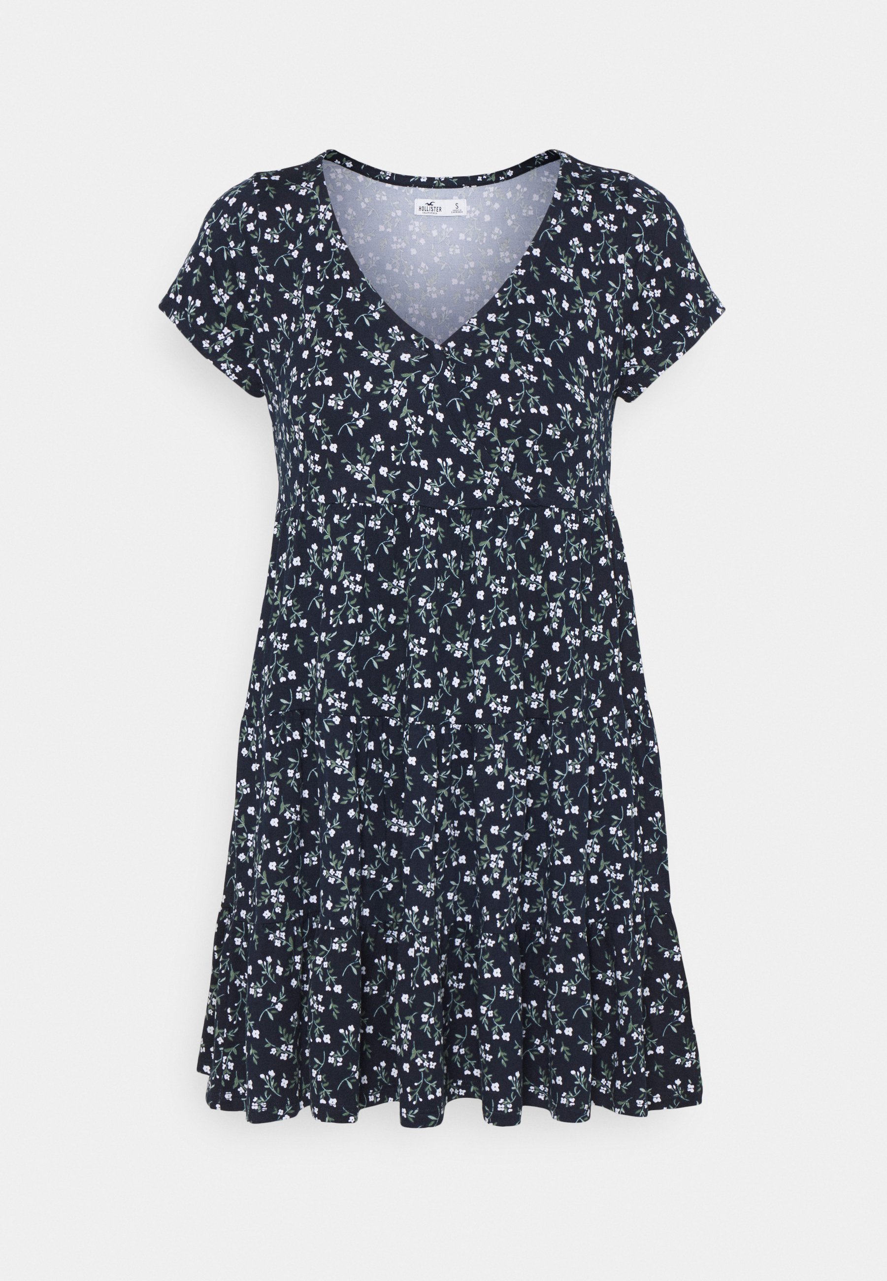 Hollister Co Short Dress Jerseykleid Navy Dunkelblau Zalando De