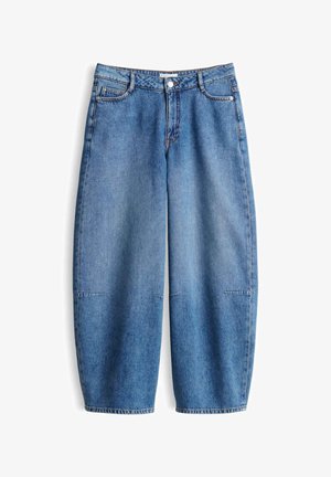 OPUS, MID RISE OVALES BEIN - Jean baggy - mid blue