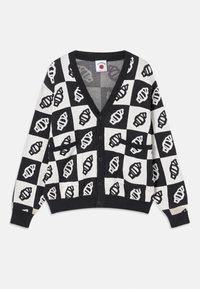 CHECKERBOARD - Kardigan - black