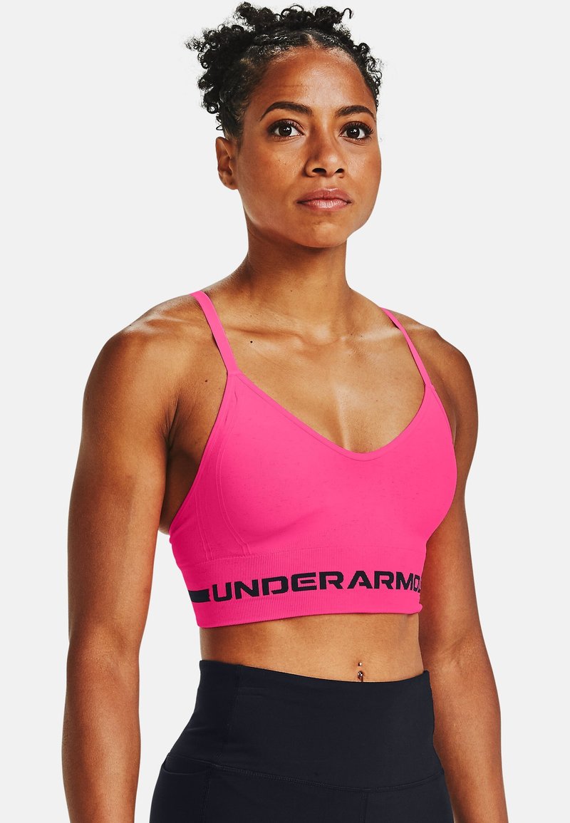 Under Armour HTR Light support sports bra cerise/pink Zalando.co.uk