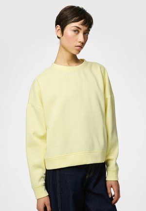 PCCHILLI LS NOOS BC - Sweatshirt - french vanilla