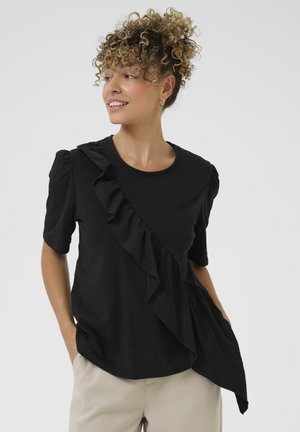 CAMMA - Tricou cu imprimeu - pitch black