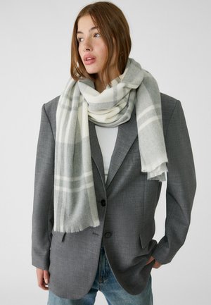CHECKED   - Sjal / Tørklæder - white
