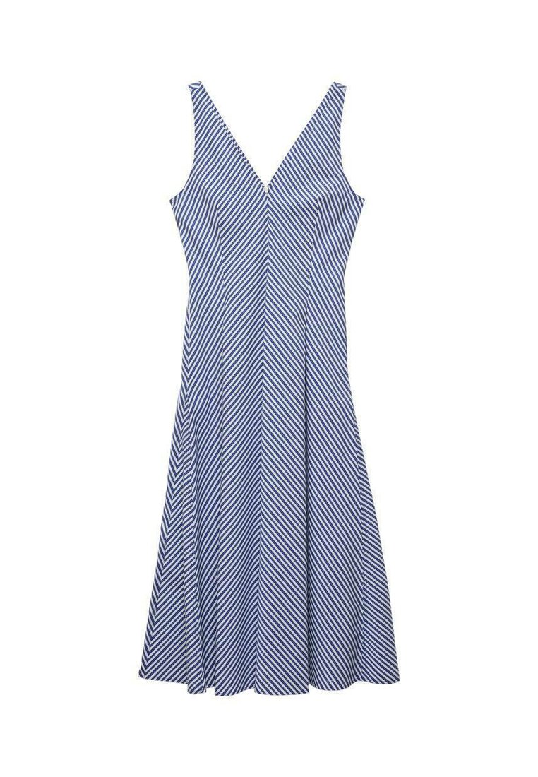 princess polly baby blue dress Isla Midi Dress -Blue Stripe