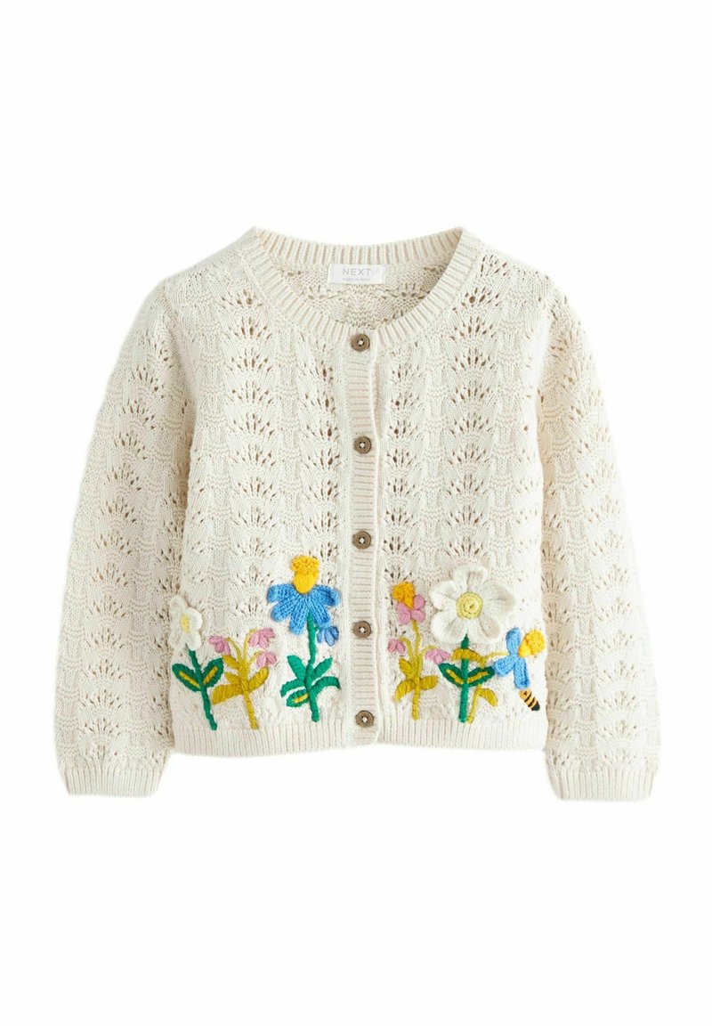 Next - FLOWER - REGULAR FIT - Chaqueta de punto - ecru marl, Ampliar