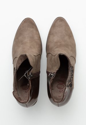 s.Oliver Cowboy- / bikerstøvlette - brown
