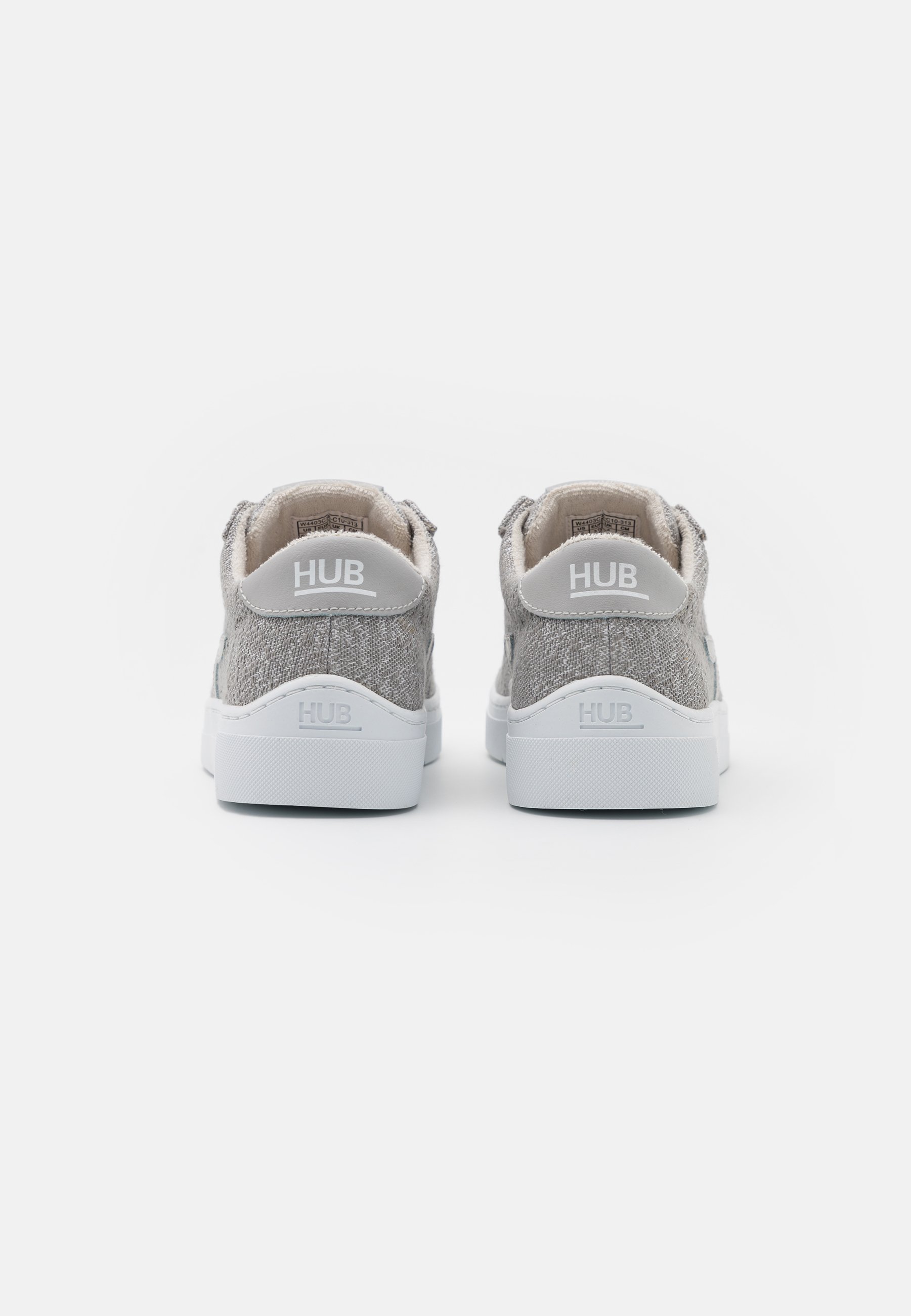 HUB HOOK - Sneakers laag - greyish/neutral grey/white/Grijs - Zalando.nl
