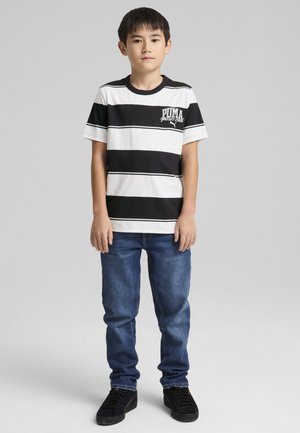 CLASS STRIPED - T-shirt imprimé - black