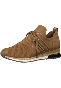 Marco Tozzi Trainers - mustard comb