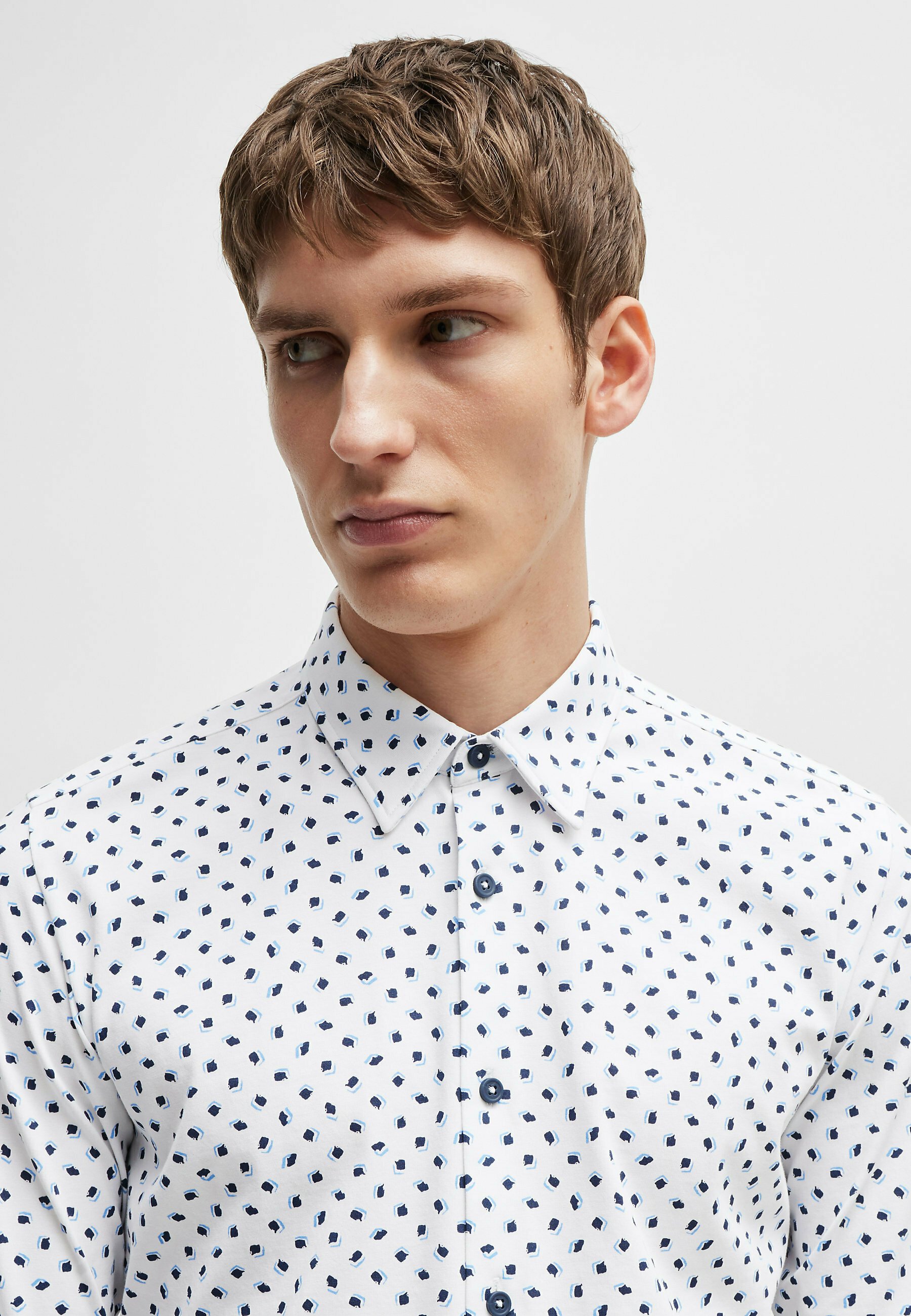 BOSS ROAN-KENT - Shirt - white - Zalando.co.uk