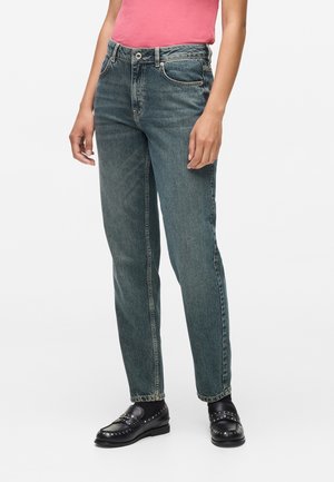 MOM - Jeans mom fit - rust washed blue