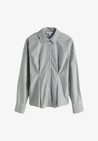 Unselected, sage green/white stripe