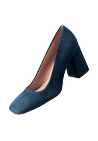 Next FOREVER COMFORT WITH MOTIONFLEX SQUARE TOE BLOCK HEEL STANDARD - Pumps - navy